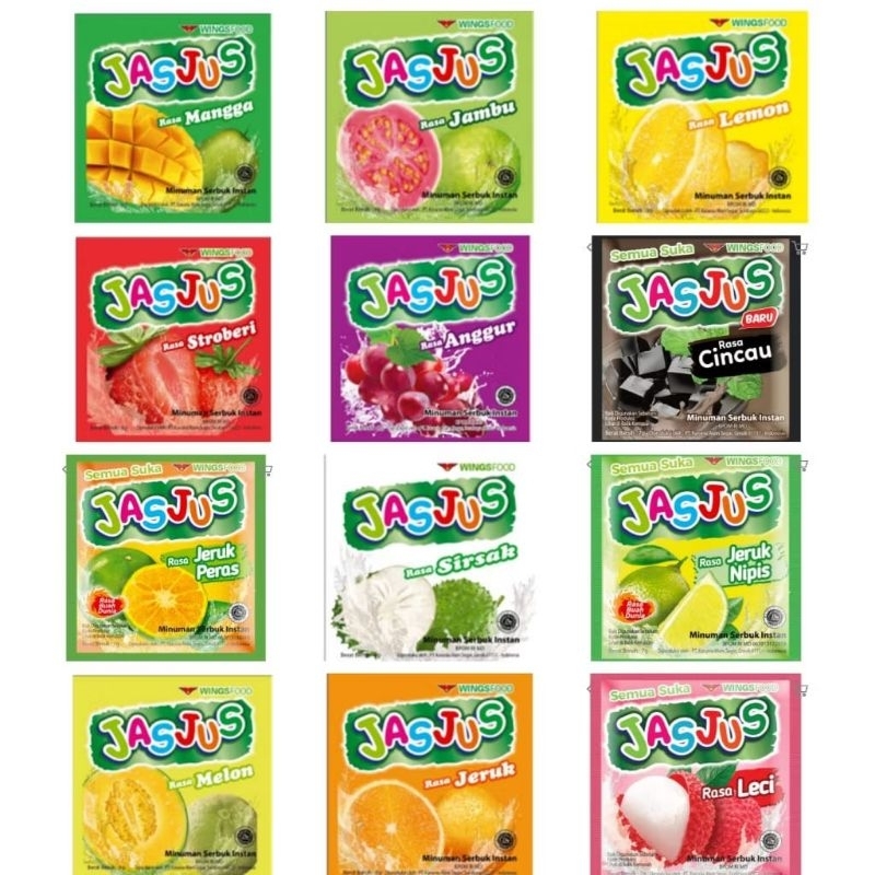 

(RENCENG) JASJUS Minuman Instan Serbuk Aneka Rasa Isi 10Pcs