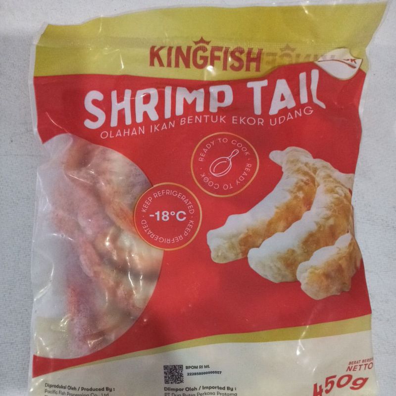 

Kingfish Shrimptail 450gr