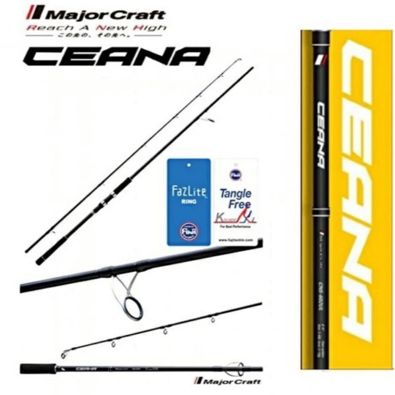 Joran MAJOR CRAFT CEANA SERIES CNS-662L 702L/F 752M/F 762L 782L | Spinning UL Casting Popping | 2 Pi