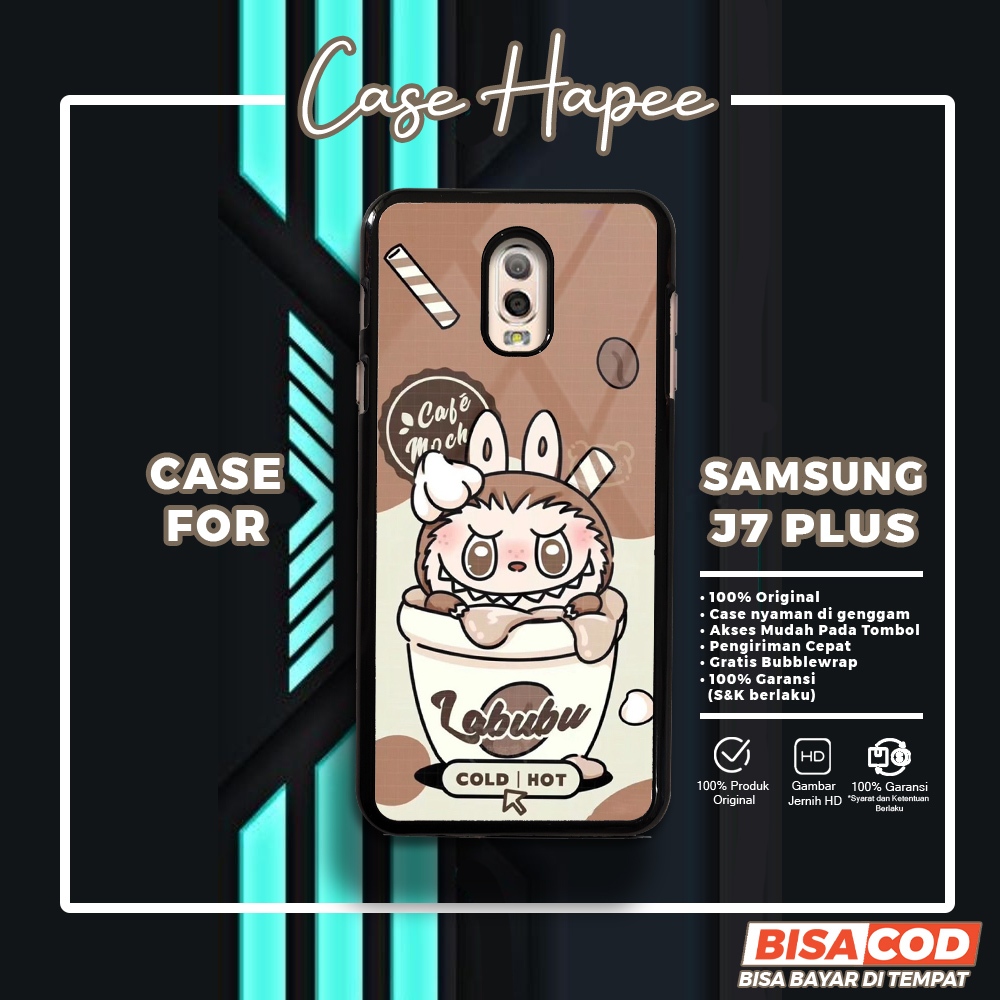 Case Samsung J7 Plus Casing Samsung J7 Plus [LBBU] Casehapee Case Glossy Case Aesthetic Custom Case 