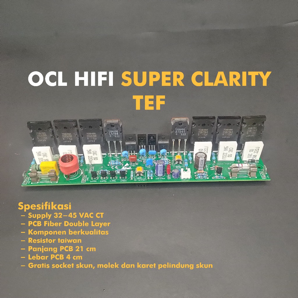 Kit Driver OCL HIFI SUPER CLARITY TEF