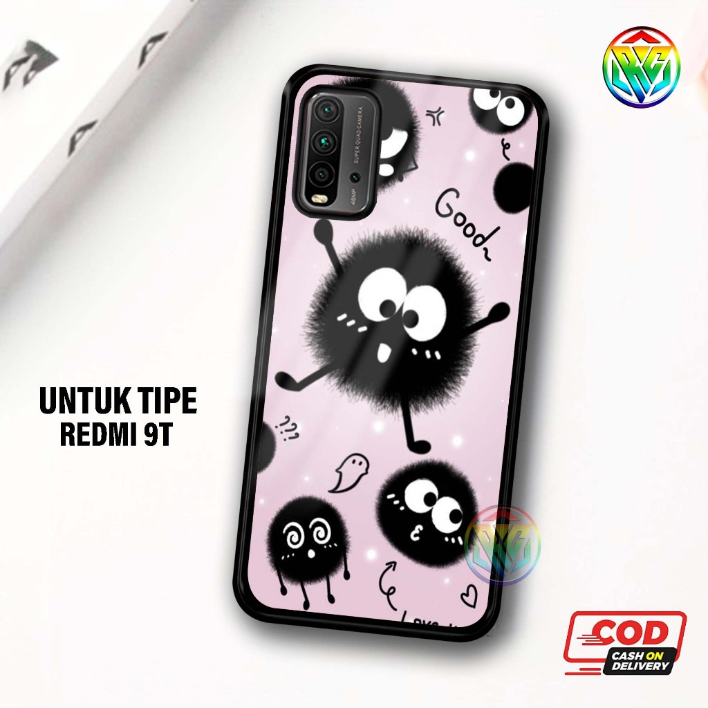 Real Case Xiomi Redmi 9T Terbaru Case kilau - New Case Glossy casing Hp Xiomi Redmi 9T [Motif LUCK] 
