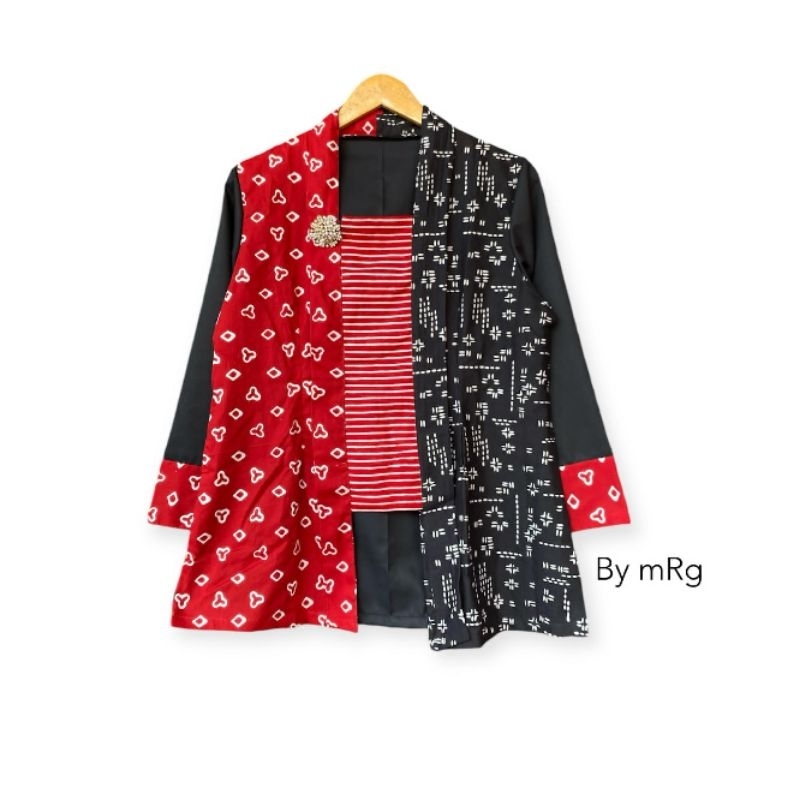 kutubaru batik cap jumputan lurik asli khas solo bagus murah fashion solo atasan blouse wanita banya