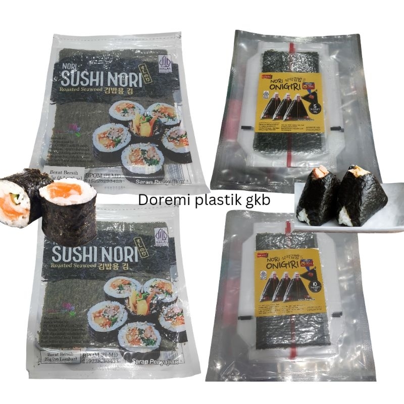 

Nori sushi onigiri HALAL / Sushi Gimbap nori / Rumput laut nori bento / Nori lembaran