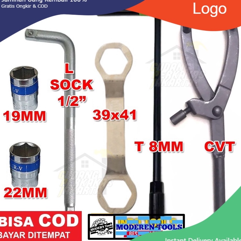 Pusat Grosir AMTECH PAKET CVT  KUNCI CVT LENGKAP  KUNCI CVT  TREKER CVT PALING LENGKAP  ALAT BUKA CV