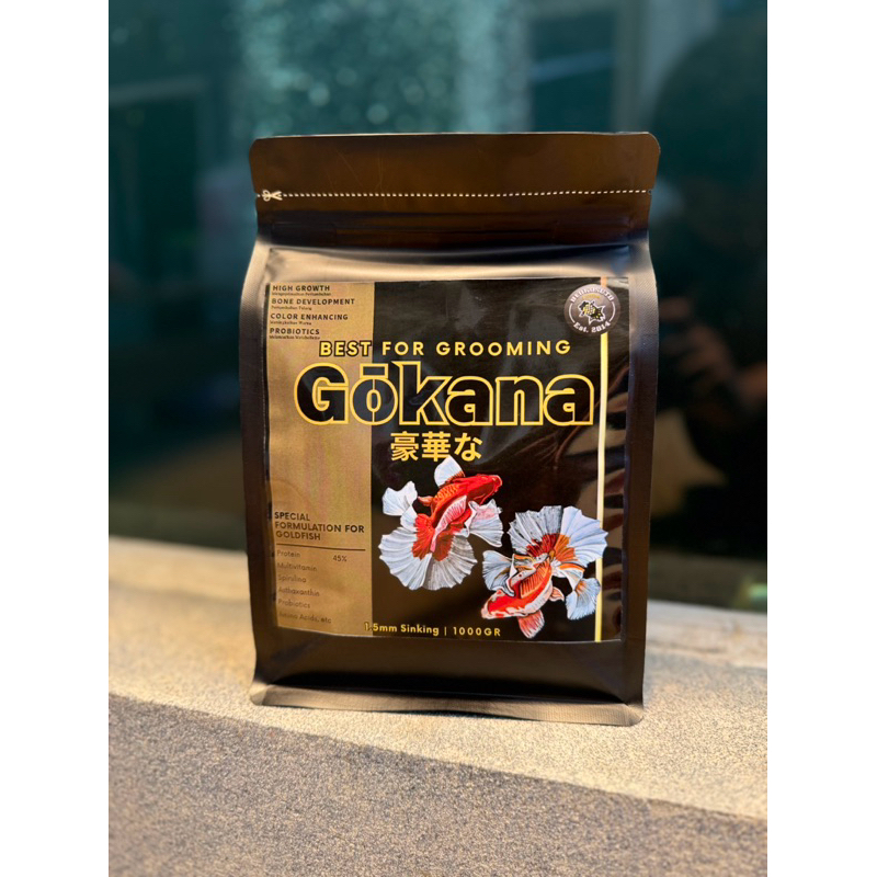 GOKANA Goldfish Food Pakan/Pelet Ikan Maskoki Premium GOKANA GROWTH & COLOR