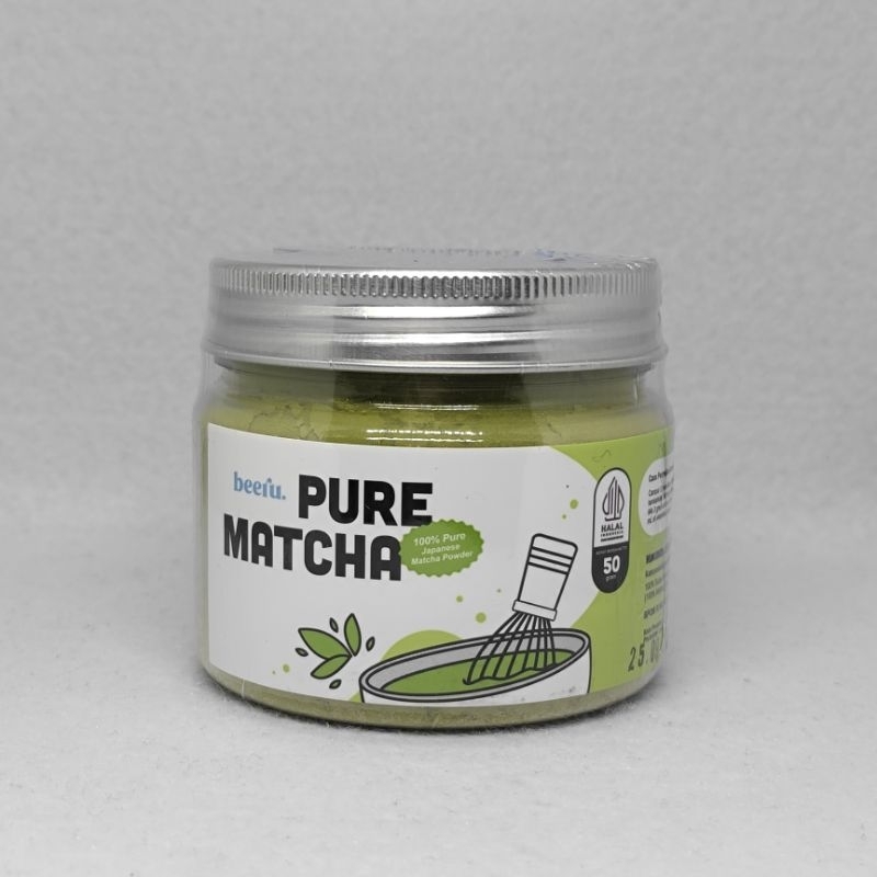 

Beeru Pure Matcha Powder 50gr - 100% Bubuk Matcha Premium Japan