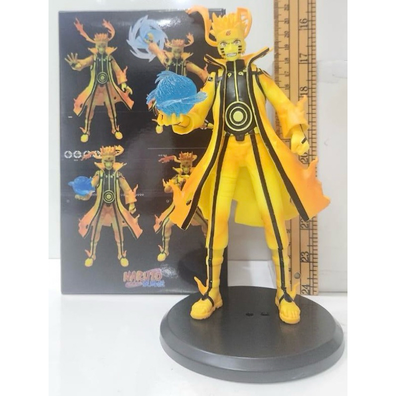 action figure naruto sage mode rasengan box