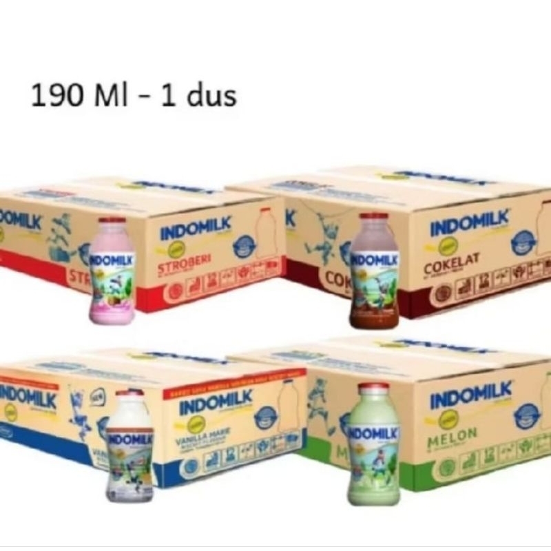 

Susu Indomilk 190 ml isi 24 botol