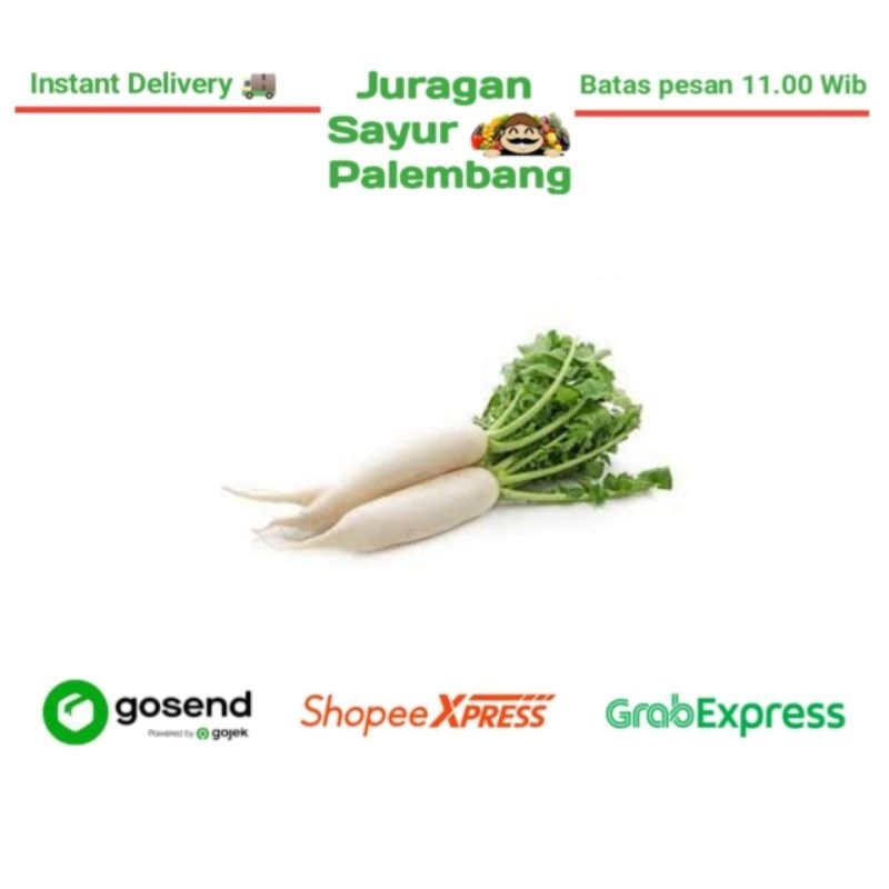 

Lobak Putih - Juragan Sayur Palembang