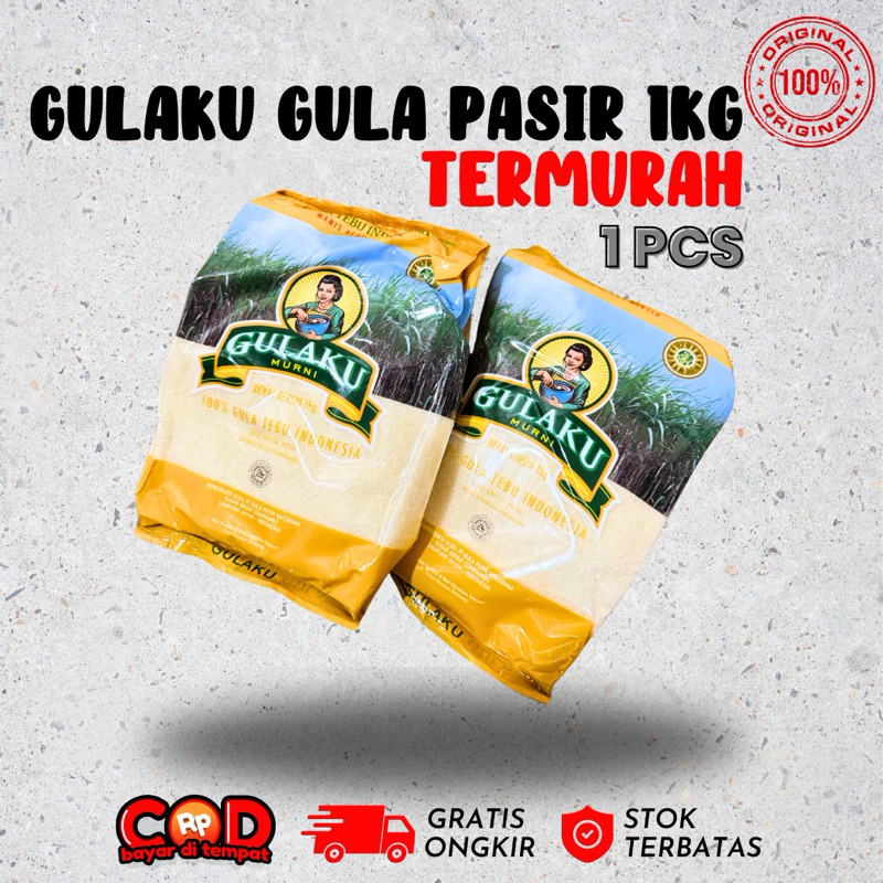 

Gulaku gula pasir 1kg 1 kg promo termurah kuning tebu original