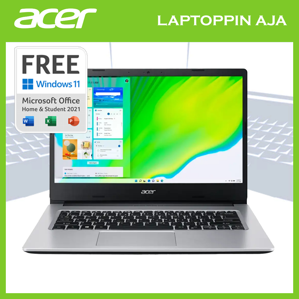 ACER ASPIRE 3 SLIM A314-35 N5100 MEMORI 8 GB SSD 512 GB WIN 11 + OHS