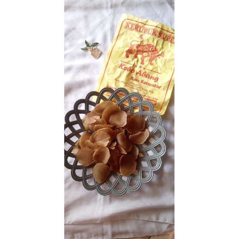 

Cap Kebo Abang Krupuk Beras Rasa Ketumbar Mentah