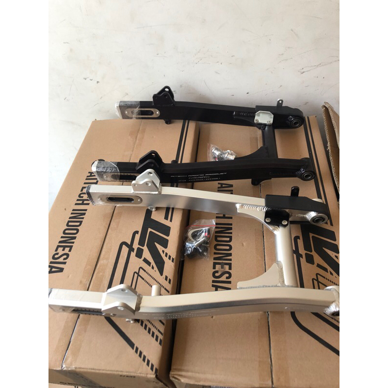 Swing arm cb gl 100 begel pendek 34 model kaze aitech lengan ayun cb gl 100 series model kaze begel 