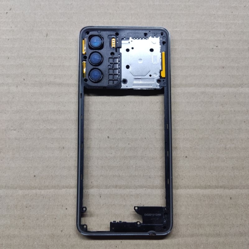 FRAME MIDDLE BAZZEL BAZEL TULANG RANGKA TENGAH INFINIX ZERO 5G 2023 X6815C WARNA PUTIH ORIGINAL COPO