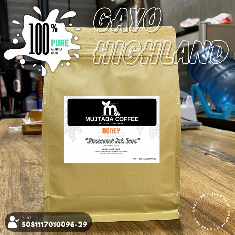 

KOPI ARABIKA GAYO, PROSES HONEY 500 GRAM