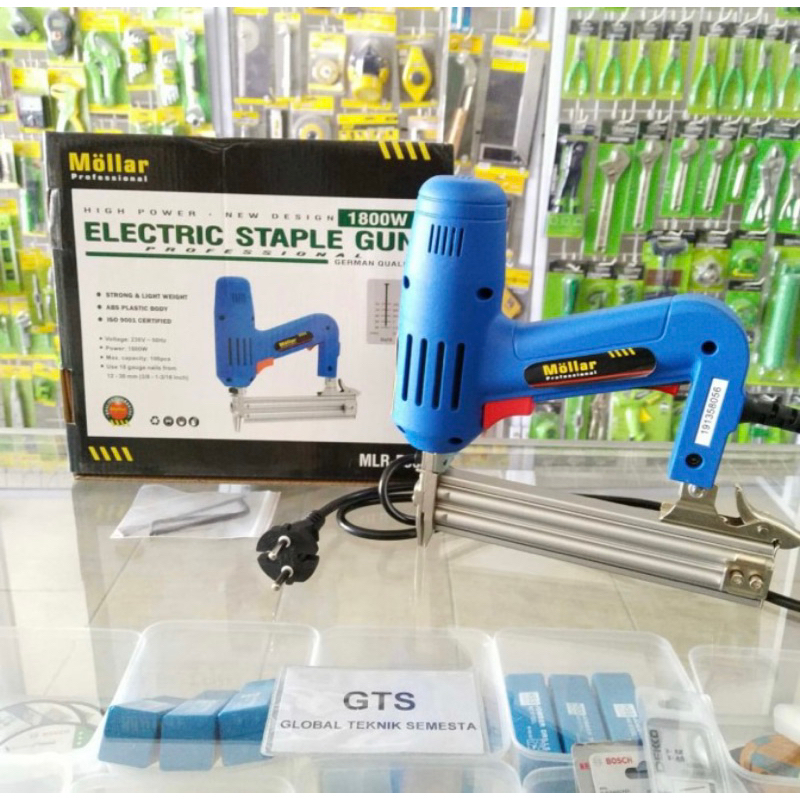 

Steples Elektrik F30 Mollar Eletric Staple Gun Air Nailer MOLLAR LISTRIK