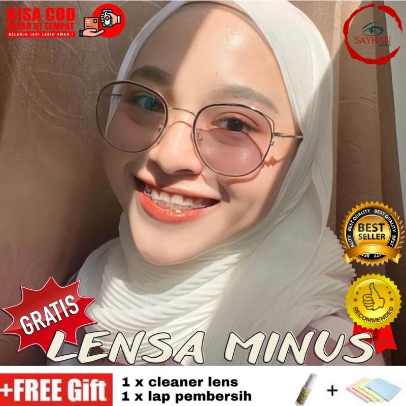 FRAME KACAMATA SEMI CATEYES B-TITANIUM 1308 √ FRAME KACAMATA MINUS WANITA √ KACAMATA PHOTOCROMIC WAN