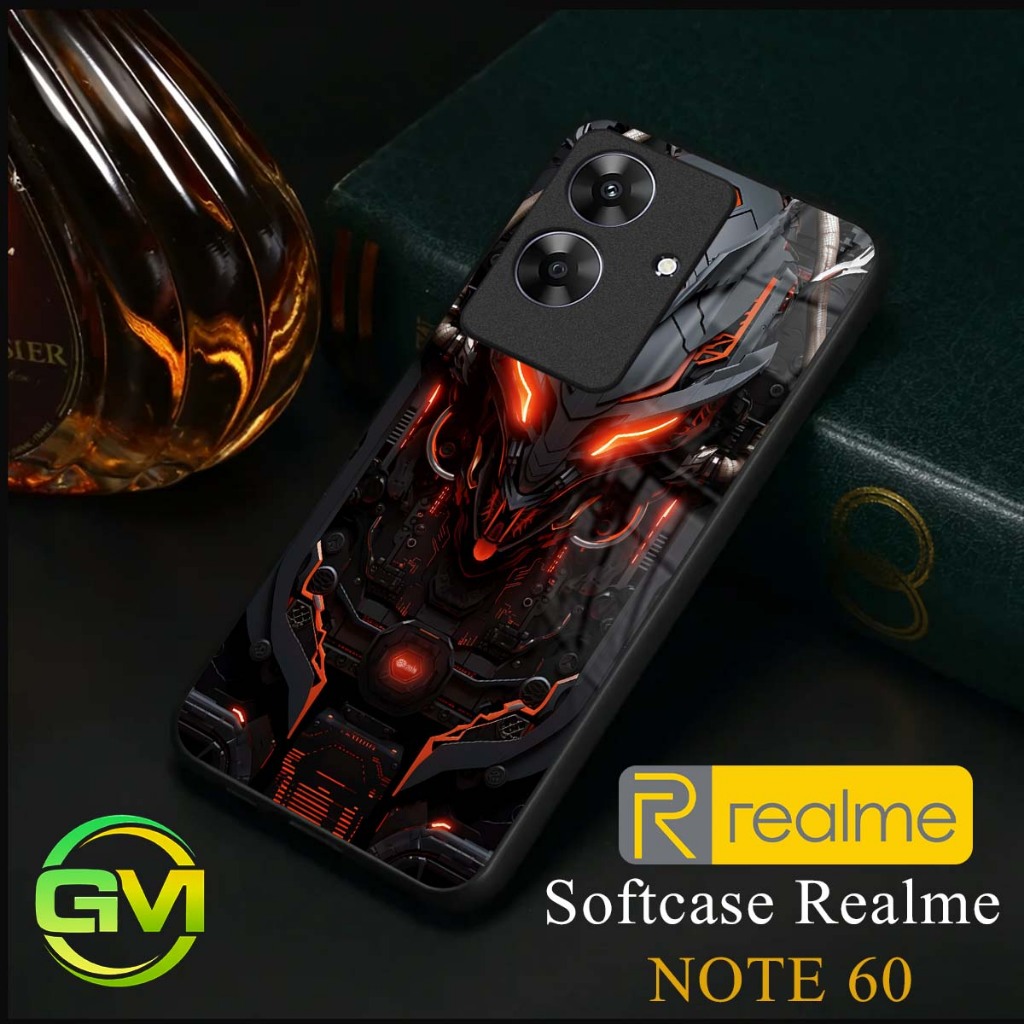 Softcase Kilau Realme Note 60 Case Note60 GM03 Casing Cover Pelindung Hp Realme Case Kaca