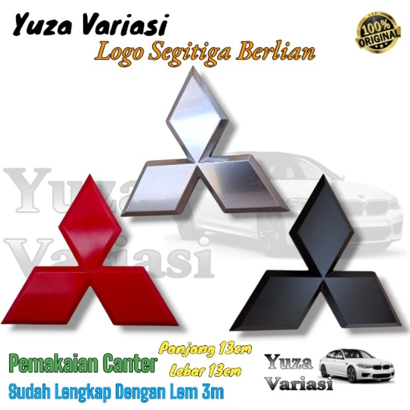Logo Mitsubishi Canter Original // Logo Segitiga Berlian Canter Original Mitsubishi Canter // Logo E