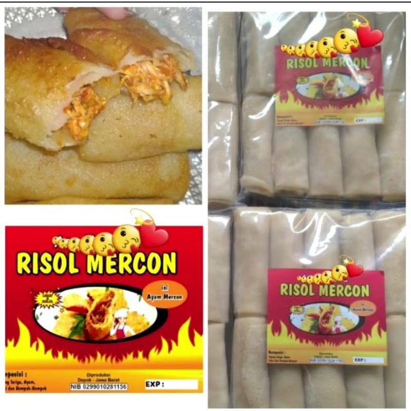 

Risol Ayam Mercon isi 10pcs