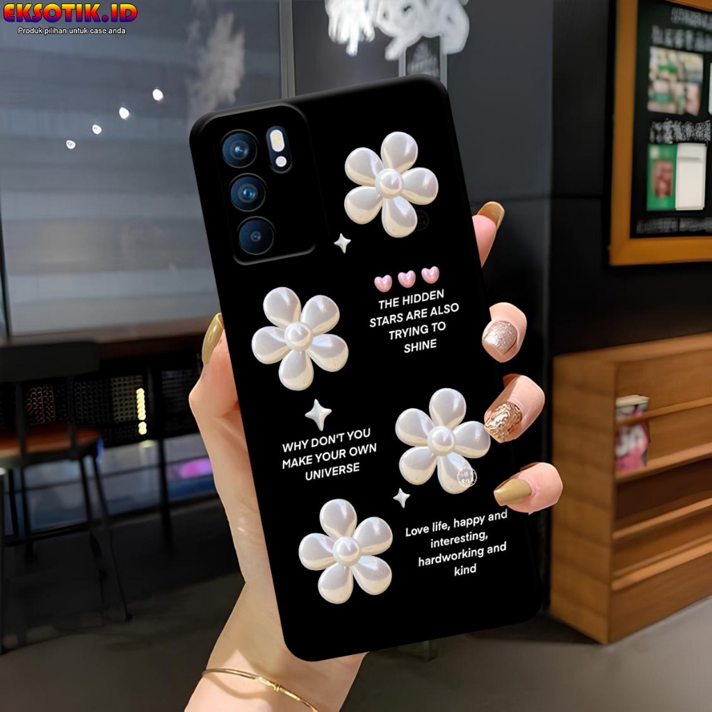 Case Oppo Reno 6 5G - Casing Oppo Reno 6 5G  - Fashion Case - Silikon Oppo Reno 6 5G  - Motif Keren 