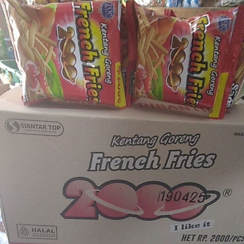 Ciki kentang goreng/French Fries 1 dus isi 40 pzs.