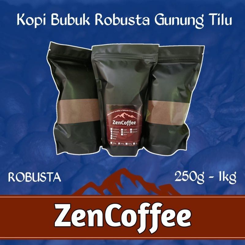 

Bubuk kopi Robusta Medium Origin Jawa Barat