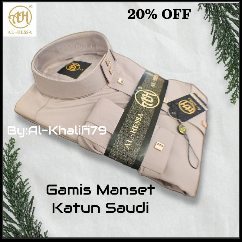 Gamis Pria/Gamis Manset/Gamis Katun/Gamis Lengan Panjang