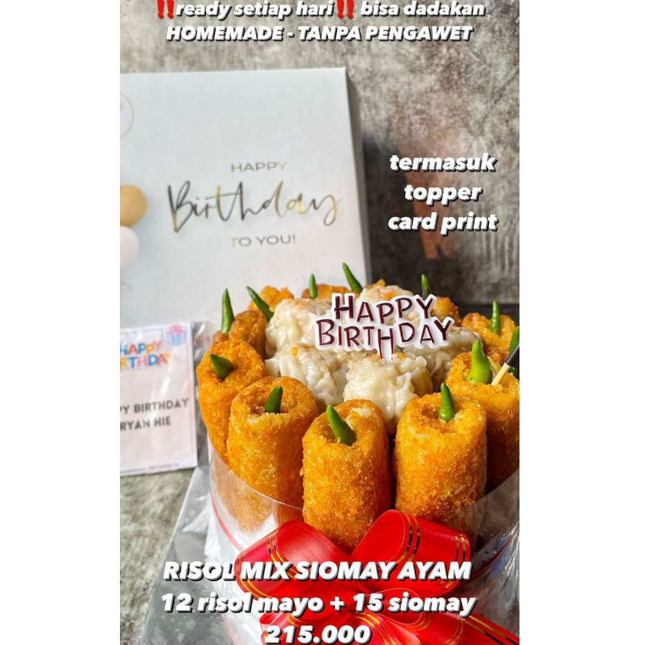 

Risol mix Siomay Ayam Tart - Ready Setiap Hari