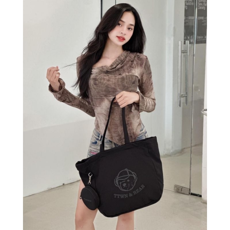 TTWN Bear Original TN3747 Tas Tote Women - TTWN - BEAR - Tas tote wanita