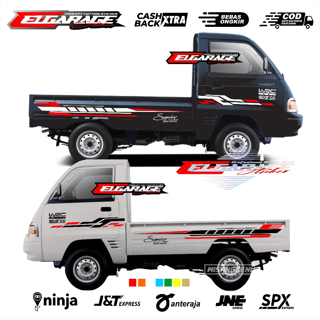 Sticker mobil T120SS Sticker mobil list kanan kiri mobil T120SS terbaru terlaris