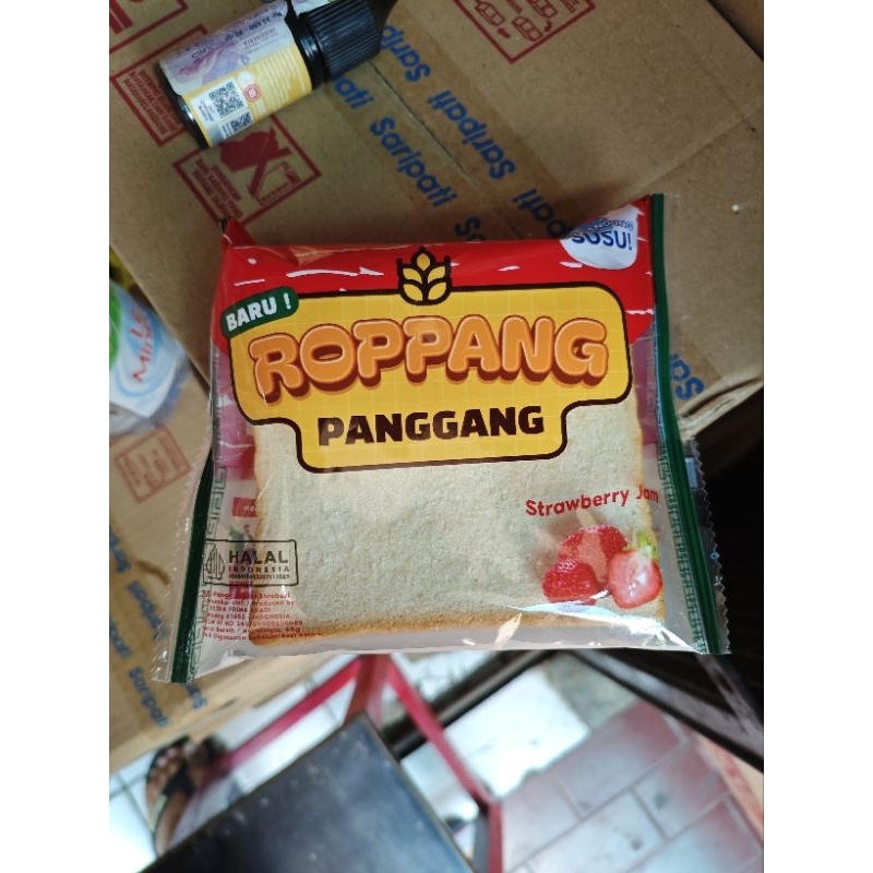 

Ropang roppang roti panggang by OT group 65gr butter sugar dan chocolava strawberry