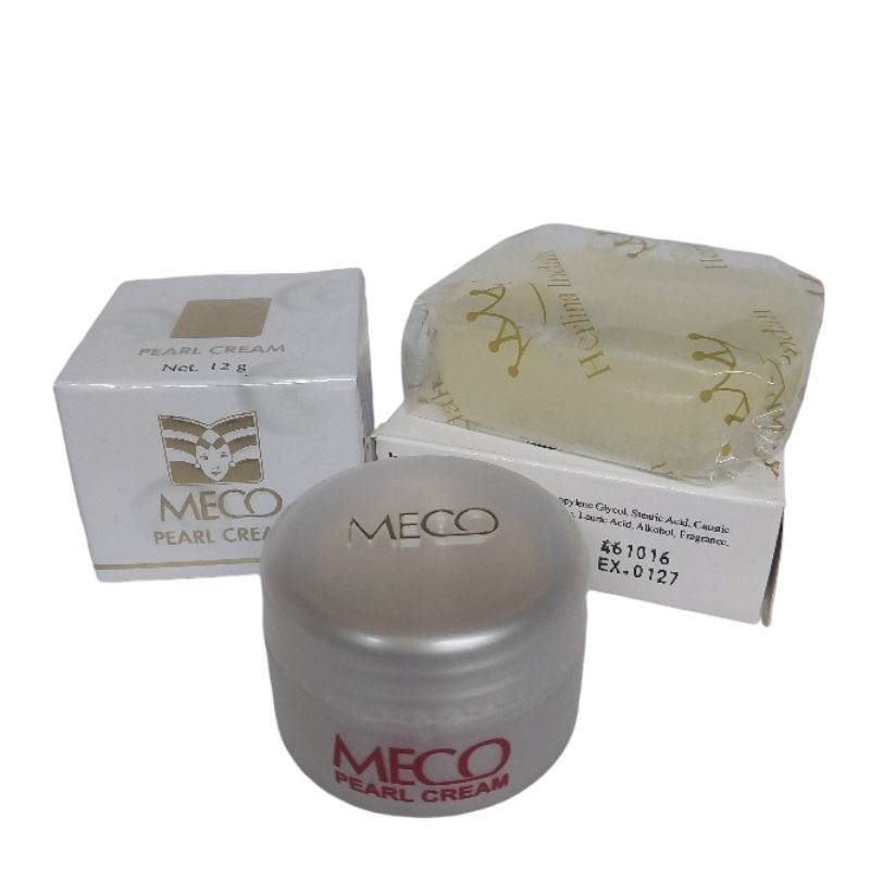 Paket Cream pearl Meco & Sabun lingjhe special