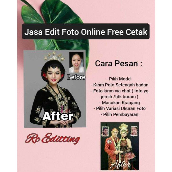 JASA EDIT FOTO LAMARAN KERJA CV DLL