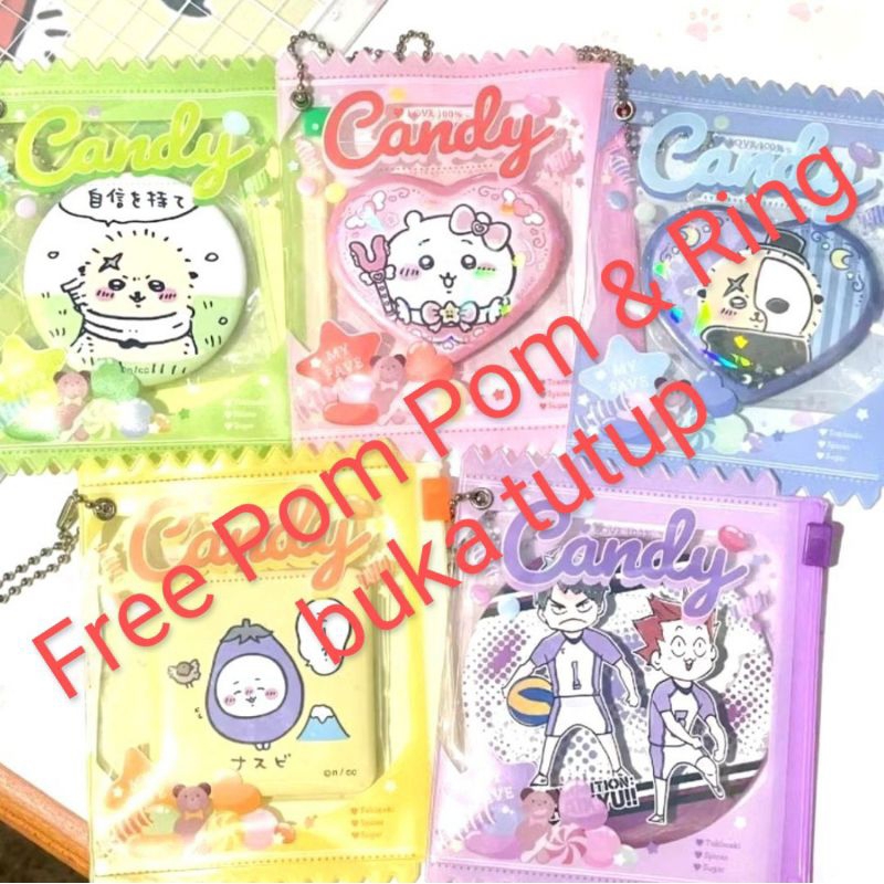 Plastik Pouch PVC key chain