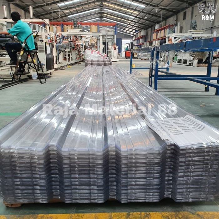 Spandek Transparan Bening PET (1,2 mm) | Solusi Terbaik Projek Atapmu!  / MOHON CHAT TERLEBIH DAHULU