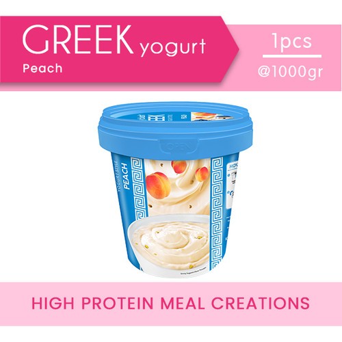 

heavenly blush greek yogurt peach cup 1000gr