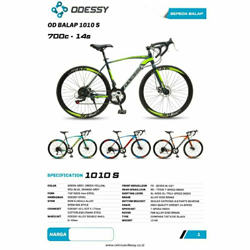 SEPEDA BALAP ODESSY OD ROADBIKE 700CC ROADBIKE 1010