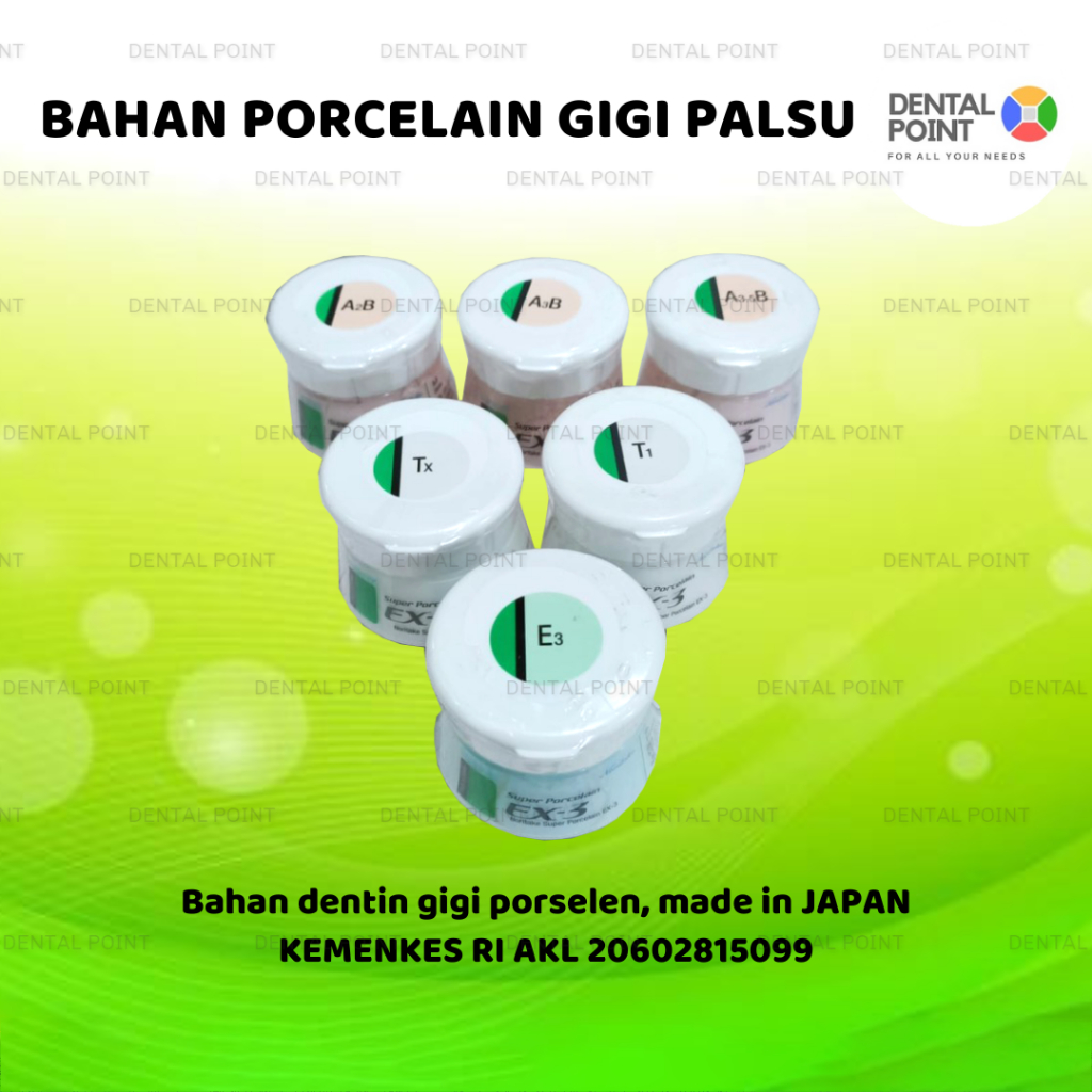 Bahan Porcelain Gigi palsu/Dentin/Body/Noritake/50gr