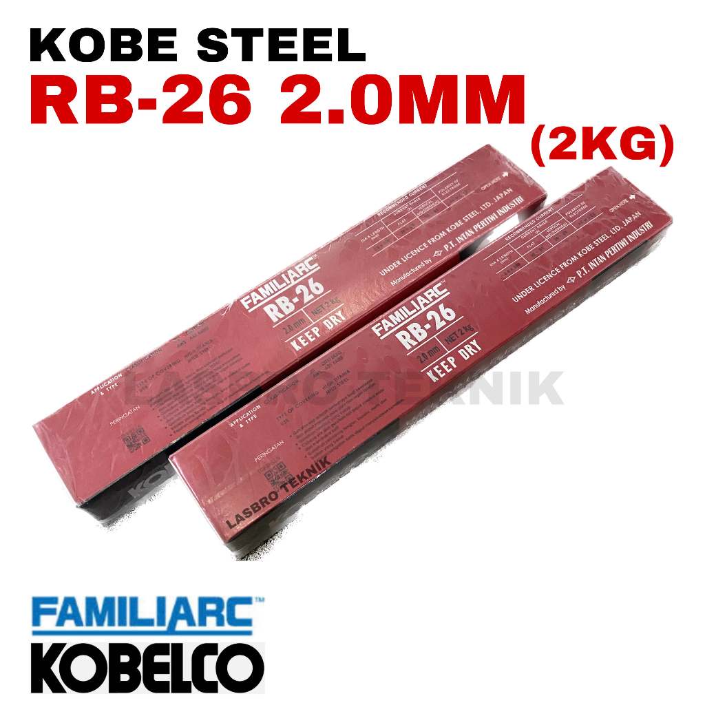 Kawat Las KOBE RB-26 2MM 2KG