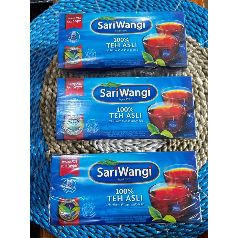 

teh celup sariwangi, isi 25pcs