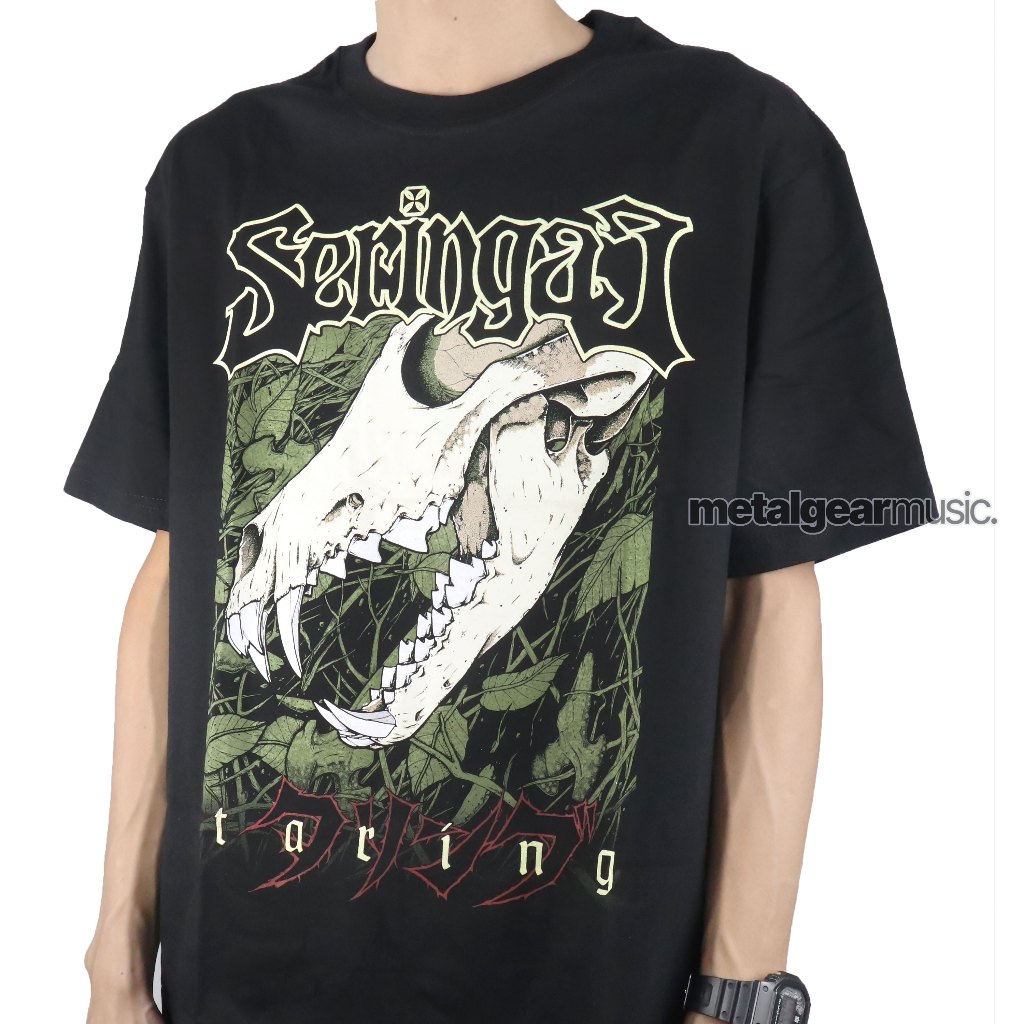 Metalgear Music Original Tshirt Seringai - Taring Baju Kaos