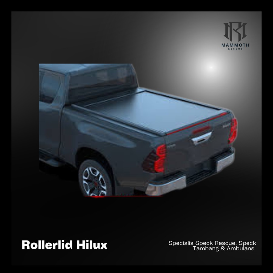 tutup bak rollerlid hilux revo electrik 2016 2023