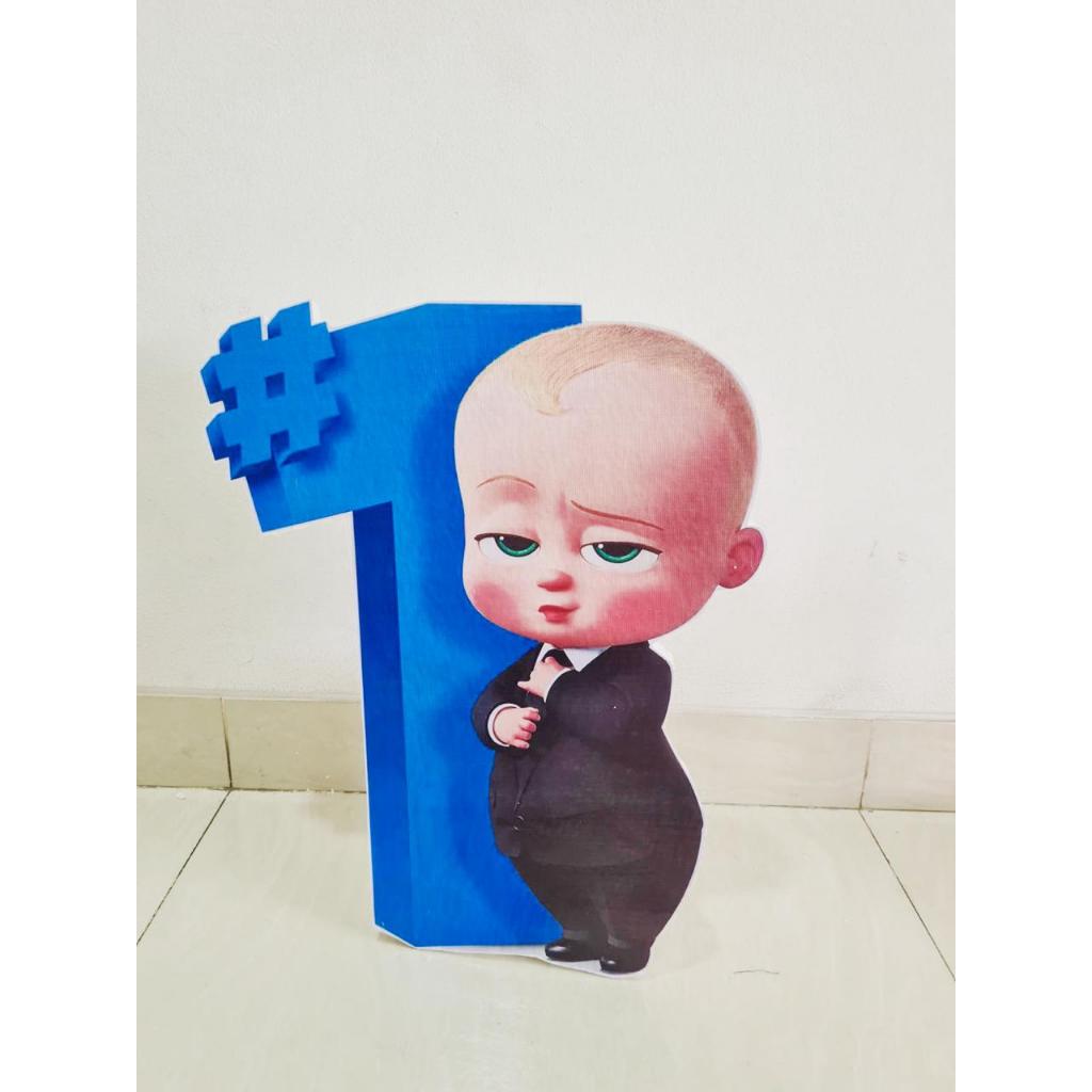 Standing Karakter / Patung Stand Lantai Birthday Party Decoration - Baby Boss Umur