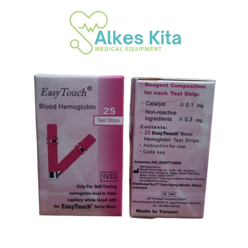 STRIP HB EASY TOUCH // STRIP HEMOGLOBIN EASY TOUCH // STIK HB ET