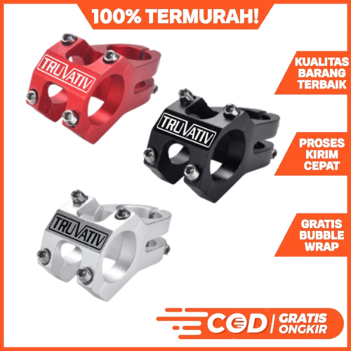 Stem Stang Sepeda Truvativ Oversize OS Alloy 31.8mm MTB Roadbike Downhill XC Fixie DLL