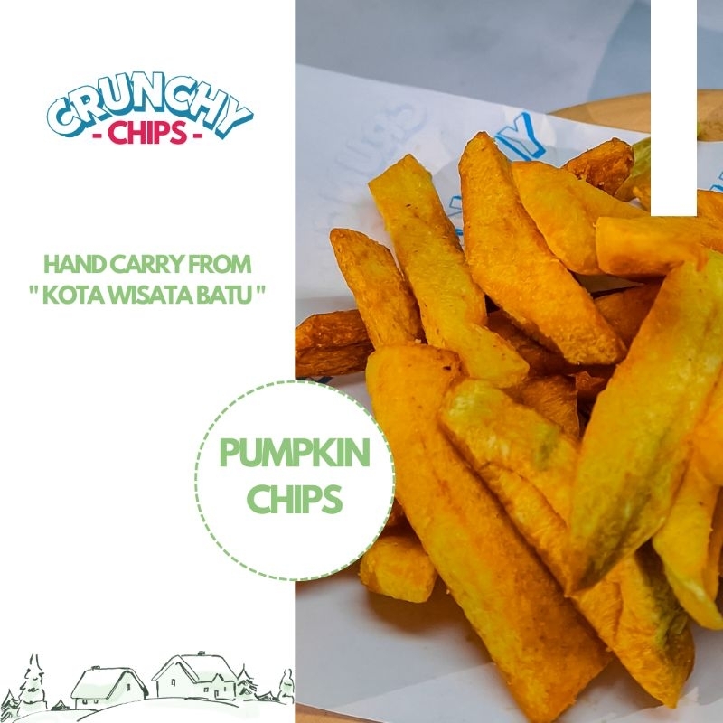

Pumkin Chips ( Keripik Labu ) Kemasan 100 Gr Oleh - Oleh Khas KOTA WISATA BATU