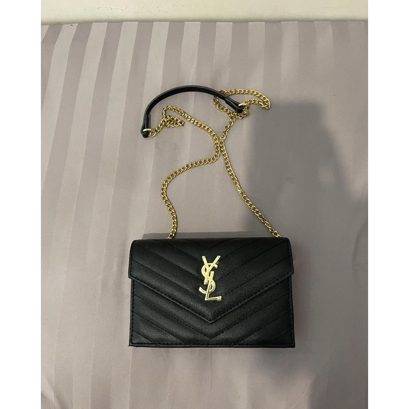 Preloved Tas YSL WOC gold hardwere