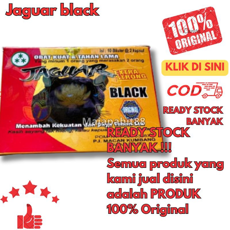 kapsul jaguar black original
